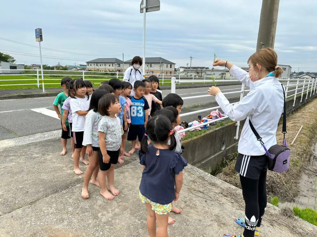 田植え 子供 コレクション 靴